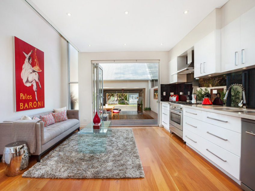 Home Buyer in Annandale, Sydney - Kitchen and Living Room