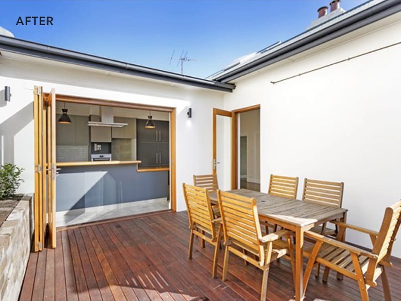 home buyers balmain inner west sydney -balcony after