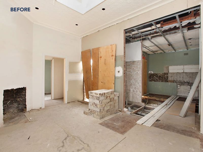 home buyers balmain inner west sydney- balcony before